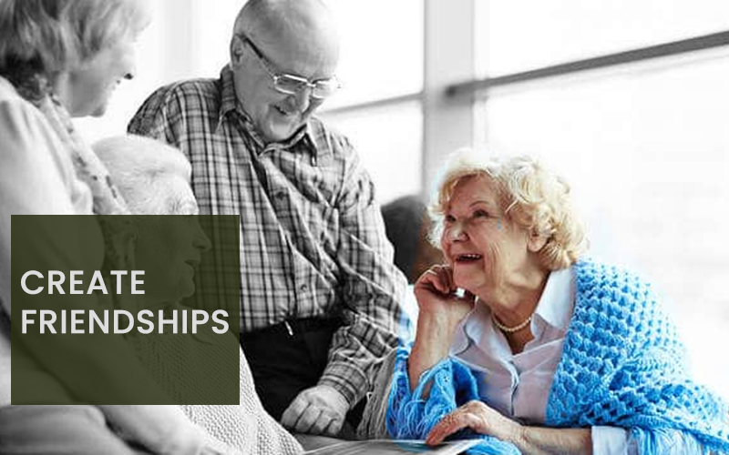 Create Friendship in river road retirement residence